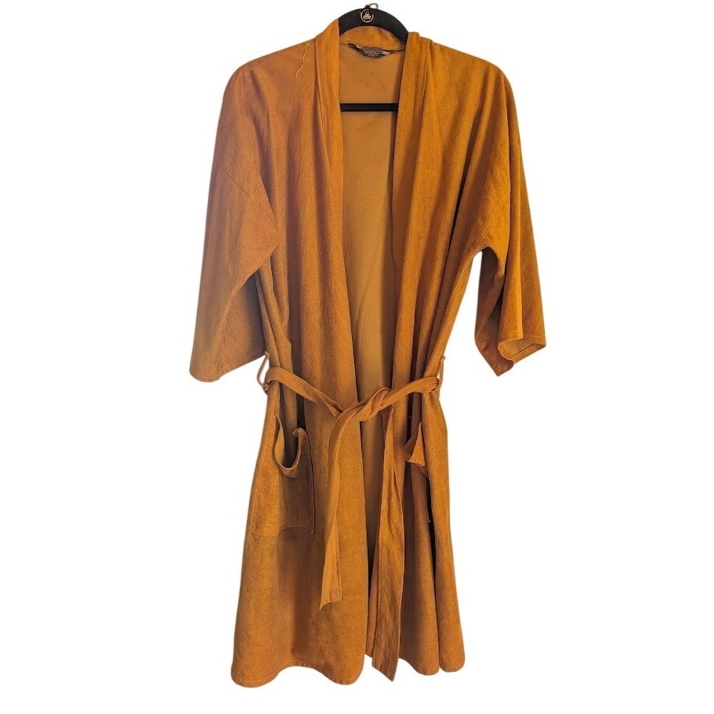 Robe Corporation Of America Kabuki Coat Men Vintage Loungewear Mid Century Retro